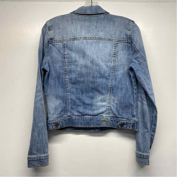 Kut Women's Size S Blue Washed Button Up Jacket