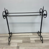 Brown Wrought Iron Quilt Rack
