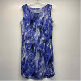 Athleta Size 10-M Women's Blue Pattern Sheath Dress