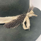 Lovely Bird Solid Green Felt Hat