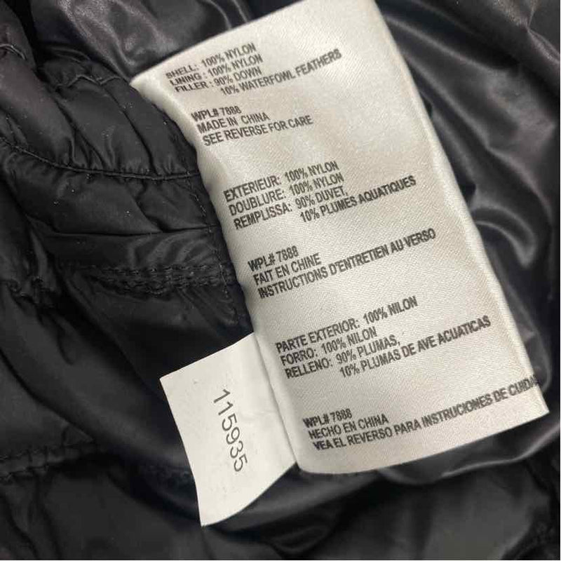 Michael Michael Kors Women's Size Xl Black Solid Puffer Coat