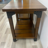 Ashley Side Brown-Black Wood Table