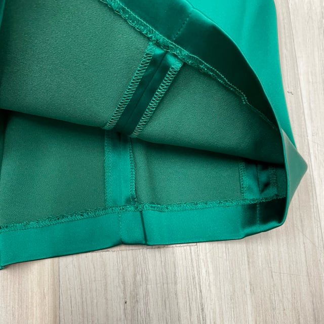 Calvin Klein Size 12-L Women's Green Solid Sleeveless Dress
