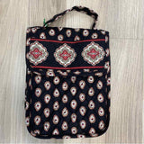 Vera Bradley Black-Multicolor Pattern Lunch Handbag