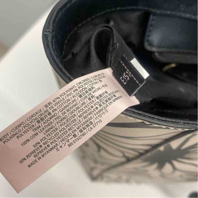 Kate Spade Black-Tan Floral Tote Handbag