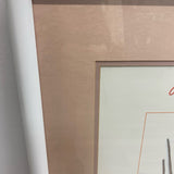 White Framed Painting Christmas in Santa Fe by Amado Maurilio Pena