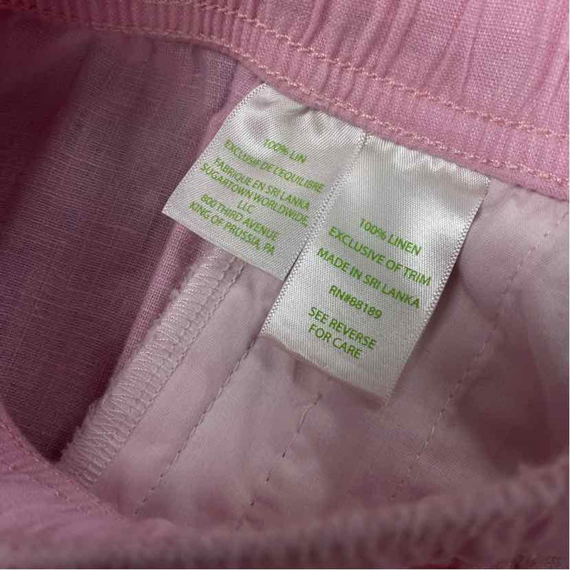Lilly Pulitzer Size S-4 Women's Pink Solid Pull On Pants