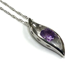 Amethyst Sterling Silver Necklace