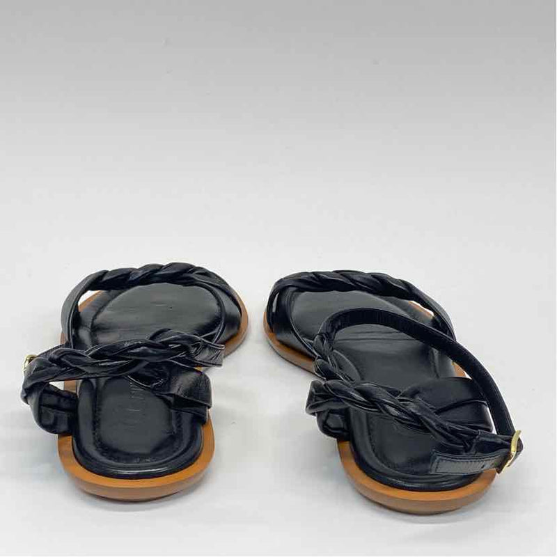 J.Crew Size 6.5 Women's Black Solid Strappy Sandals