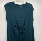 Modern Citizen Size Xl Women's Teal Solid Maxi Dress