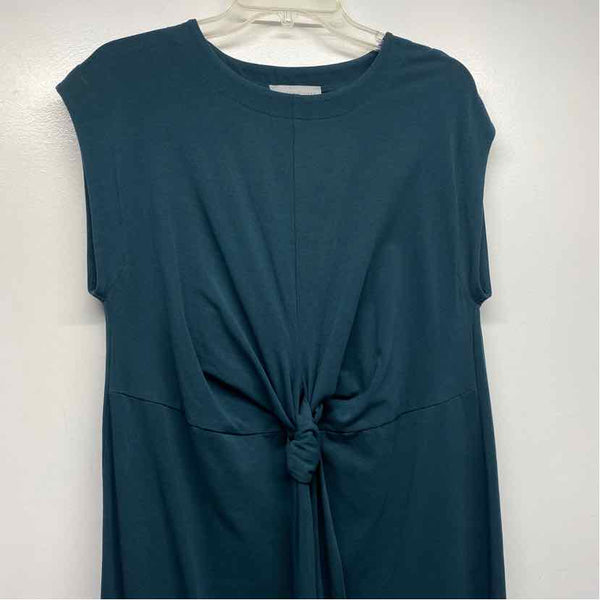 Modern Citizen Size Xl Women's Teal Solid Maxi Dress