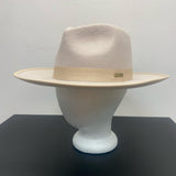 Gigi Pip Monroe Rancher Size 57 Blush Wool Hat