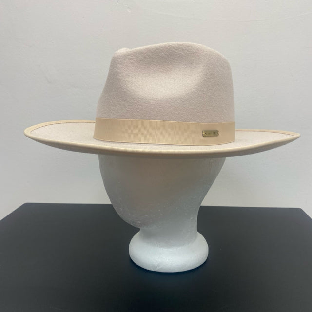 Gigi Pip Monroe Rancher Size 57 Blush Wool Hat