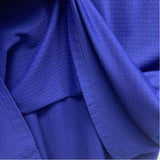 IBKUL Size L Women's Blue Solid Long Sleeve Dress