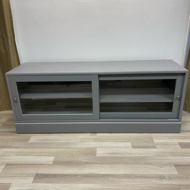 Ikea Gray Wood TV Stand