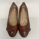 Nurture Size 7 Women's Brown Solid Flats Shoes