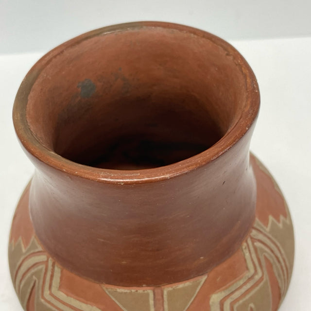 Aztec Terracotta- Mult Clay Pottery Vase