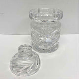 Clear Cut Crystal Jar