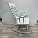 Rocking White Wood Chair