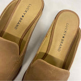 Lucky Brand Size 8 Women's Tan Solid Mules Shoes
