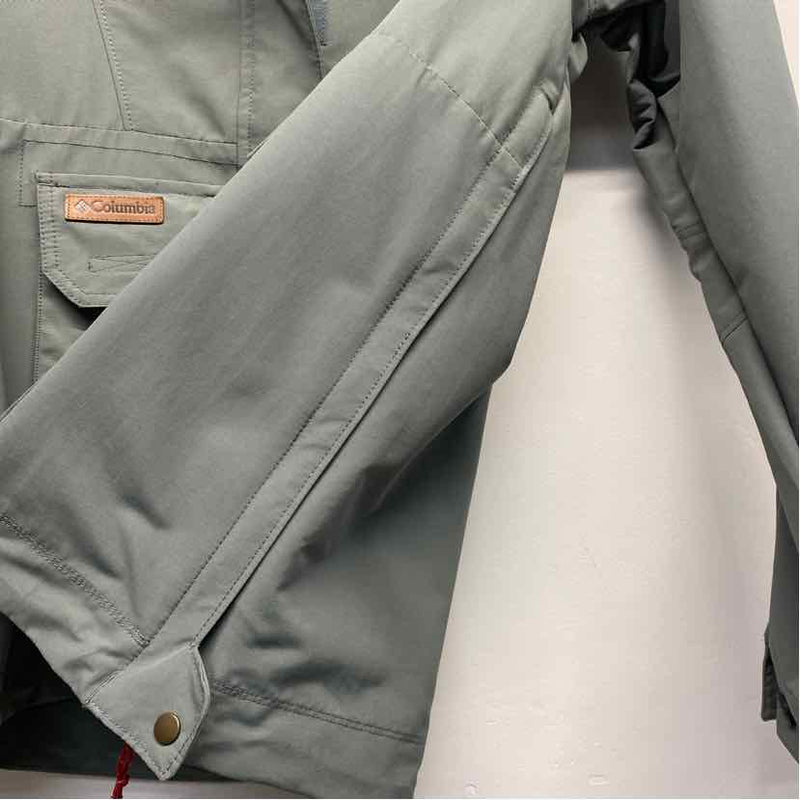 Columbia Women's Size M Green Solid Pullover Coat