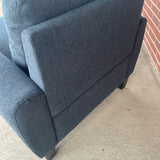 Arm Blue Textile Chair