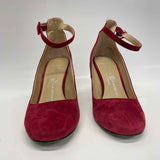 Chinese Laundry Size 38-8 Women's Red Solid Heel Shoes