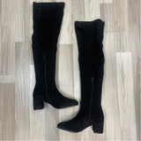 Dream Paris Size 11 Women's Black Solid Over the Knee Boots