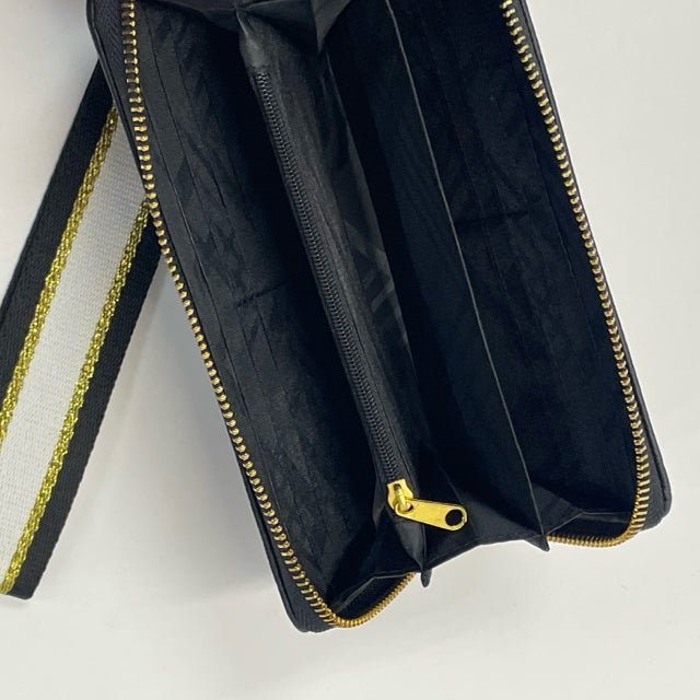 Joy Black Solid Wristlet  Wallet