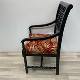 Black-Red Wood Chair
