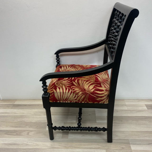 Black-Red Wood Chair