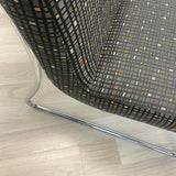 Accent Black-Multi Chrome Geometric Chair