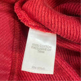 J.Jill Size M-8 Women's Red Washed Pull On Skirt