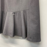 Nine West Size 10 Women's Gray Tweed Flare Hem Skirt