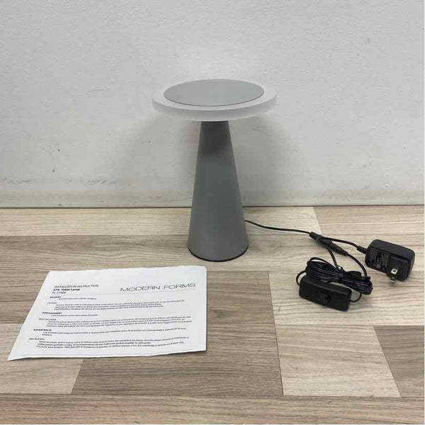 Modern Forms Table Top Gray Metal Lamp