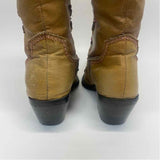 Tommy Size 6 Women's Tan-Multi Beaded Western Boots