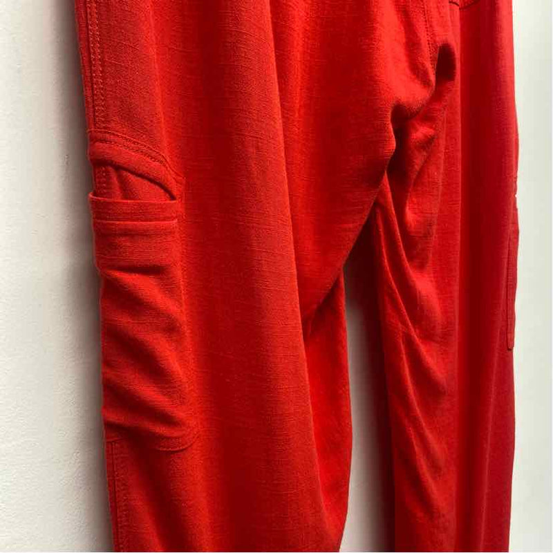 Soft Surroundings Size XL- 16Women's Red Solid Cargo Crop