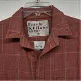 Frank & Eileen Est 1947 Size M Women's Red-White Plaid Button Up Shirt