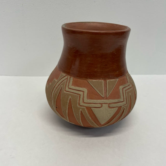 Aztec Terracotta- Mult Clay Pottery Vase