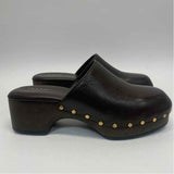 Rag & Bone Size 37-6.5 Women's Chocolate Solid Mules Shoes