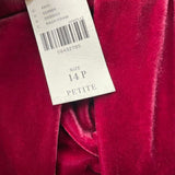 By Anthropologie Women's Size 14 Solid Cranberry Knee High Skirt