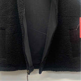 Sherpa Women's Size Xl Black Solid Zip Mock Neck Vest