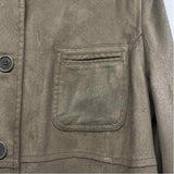 J.Jill Women's Size M Brown Solid Overcoat Coat