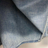 Citizens of Humanity Size S Women's Light Blue Washed Mock Neck Blouse