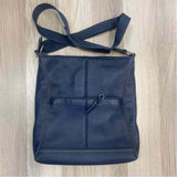 The Sak Navy Pebbled Leather Crossbody Handbag
