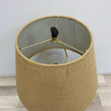 Table Top Brown Lamp w Antler Base