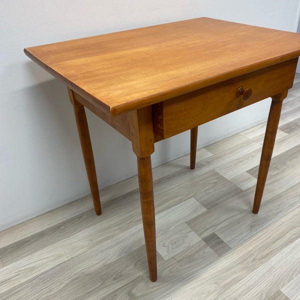 Side Brown Wood Table