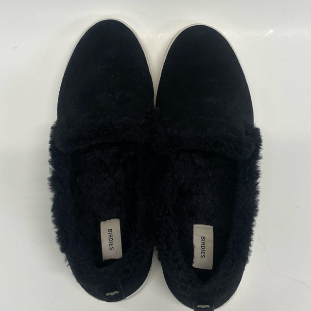 Birdies Size 9 Women's Black Solid Slip On Shoes
