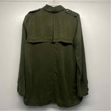 Willow & Clay Women's Size M Green Solid Utility Jacket
