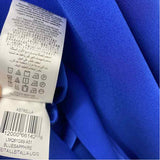 BCBGMaxazria Size L Women's Blue Solid Slip Dress